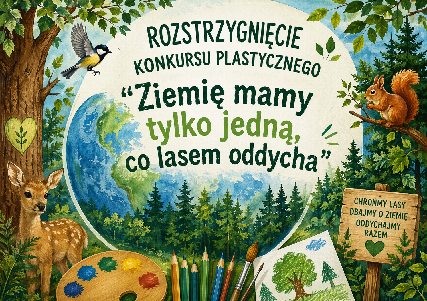 Rozstrzygnięcie konkursu plastycznego - Ziemia i las.png